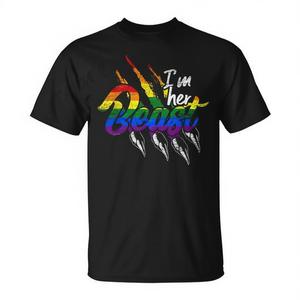 T-shirt drapeau arc-en-ciel pour couples lesbiens et mois de fierté gay – Vêtements promotionnels LGBT compressés pour enfants - Product Image 2