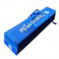 Boîte d'emballage en papier recyclable personnalisée pour gâteaux en tranches, crêpes, gaufres, tiramisu, rouleaux de cannelle, croissants, biscuits, avec ruban