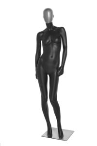 Maniquí de Fibra de Vidrio de Cuerpo Completo, Modelo Femenino Abstracto, con Rostros Intercambiables <span class=keywords><strong>para</strong></span> Exhibición en Tiendas, Textura Premium, con Base de Metal - Product Image 6