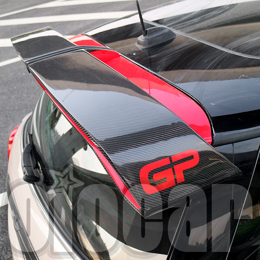 Oiomotors JCWGP3スタイルカーボンファイバービッグリアスポイラー