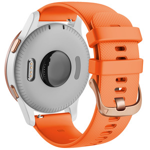 Correa de Reloj Deportiva de Silicona Eraysun de 18 mm, 20 mm, 22 mm para <span class=keywords><strong>Garmin</strong></span> Vivoactive 3s//<span class=keywords><strong>Vivomove</strong></span> Forerunner245/Vivoactive <span class=keywords><strong>4</strong></span> - Product Image 1