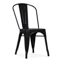 Chaise de salle à manger en métal pour restaurant, en fer antique, bon marché