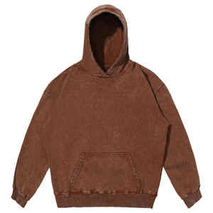 Sudadera con Capucha Unisex de Algodón 100 % de 420 g/m² con Logotipo Personalizado KG420, Estilo Vintage, Holgada, de Gran Peso, Lavada al Ácido - Product Image 3