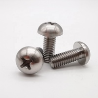 BJCJTi Factory Ventes chaudes Vis à tête bombée cruciforme en titane GR5 avec système métrique et pouces pour usage industriel