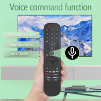 Control remoto por voz de repuesto para LG Smart TV, MR21GA para LG TV reemplazo remoto con función de voz y puntero