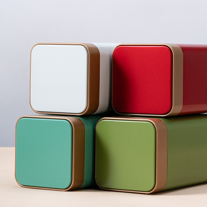 Màu nóng bán kim loại bao bì Container 100-150 gam cấp thực phẩm tiêu chuẩn Trung Quốc Trà xanh hộp thiếc - Product Image 6