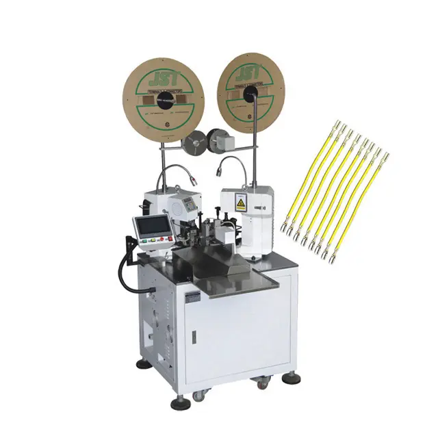 Chinese manufacturer automatic both ends wire cutting stripping crimping machine