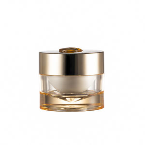 צנצנת עיצוב אקרילי עם אניה פנימי מילוי מסתובב למילוי קרם לחות לילה 50 גרם מידות 100 גרם עם כף - Product Image 1