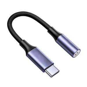 Nouvel arrivage Adaptateur auxiliaire USB Type C vers 3.5mm <span class=keywords><strong>Jack</strong></span> Type-c Câble audio Convertisseur de câble pour écouteurs pour Samsung <span class=keywords><strong>Galaxy</strong></span> S22 <span class=keywords><strong>S21</strong></span> Huawei - Product Image 1
