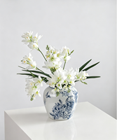 Kunstmatige Freesia Real Touch vochtbestendige, milieuvriendelijke kunstbloem voor Valentijnsdag en Thanksgiving