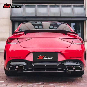 Pour Mercedes-Benz <span class=keywords><strong>CLS</strong></span> W257 2018-2024, version haut de gamme, kit carrosserie CLS63 A-<span class=keywords><strong>MG</strong></span>, pare-chocs avant, calandre, diffuseur, embout d'échappement noir/argent - Product Image 4