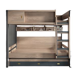 Litera <span class=keywords><strong>de</strong></span> madera con cajón <span class=keywords><strong>de</strong></span> almacenamiento, escaleras y <span class=keywords><strong>cama</strong></span> <span class=keywords><strong>de</strong></span> <span class=keywords><strong>arrastre</strong></span>, diseño multifuncional, ahorro <span class=keywords><strong>de</strong></span> espacio - Product Image 3