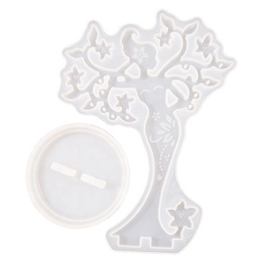 Cetakan Rak Perhiasan Epoxy DM096, Cetakan Silikon Kristal Buatan Tangan, Kerajinan Dekoratif DIY, Stand Pajangan Perhiasan, Resin Silikon Epoksi - Product Image 2