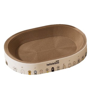 <b>Cat</b> <b>scratching</b> <b>post</b> and <b>cat</b> bed integrated round <b>scratching</b> <b>post</b>, durable and wear-resistant, corrugated cardboard <b>cat</b> toy. - Product Image 1