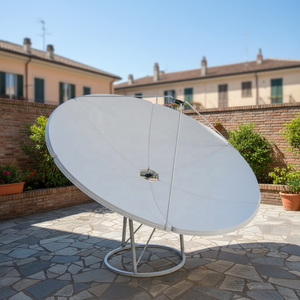 <span class=keywords><strong>Antenne</strong></span> parabolique SANWEI C150cm, <span class=keywords><strong>prix</strong></span> usine, durable et robuste, épaisseur 0,4 mm, montage au sol, fréquence 3,7-4,2 GHz - Product Image 1