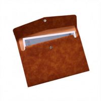 Porte-documents en cuir PU personnalisé avec initiales WL CC, imprimé à la main en sérigraphie, porte-documents A4 personnalisé, étui à documents durable