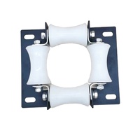 Dispositif de guidage de chaîne de compensation d'ascenseur O**s 55*88mm DAA22640V1 Roue en caoutchouc Rouleaux de guidage d'ascenseur