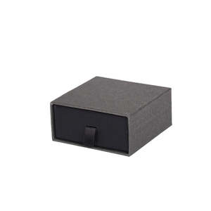 Portagioie con apertura frontale, grigio e nero, 9cm x 9cm x 3cm - Product Image 1