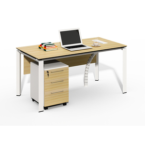 Bàn gỗ hành chính thương mại hiện đại có thể mở rộng với tủ phụ nội thất văn phòng lành mạnh - Product Image 6