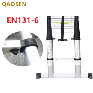 <span class=keywords><strong>Escalera</strong></span> Retráctil de <span class=keywords><strong>Emergencia</strong></span> para Exteriores de Alta Resistencia Estándar Alemán, Diseño Industrial, Fácil de Transportar, Cierre Lento, Plateada, Carga de 150 kg - Product Image 1