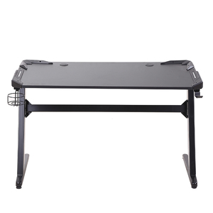 Bureau de jeu ergonomique avec éclairage LED RGB pour configuration de jeu et poste de travail – Table de jeu PC avec lumière LED – Offre spéciale - Product Image 5