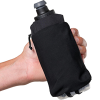 Bouteille d'eau souple isotherme portable avec sangle réglable, sans BPA, pour course à pied, marathon, gym, randonnée et activités de plein air