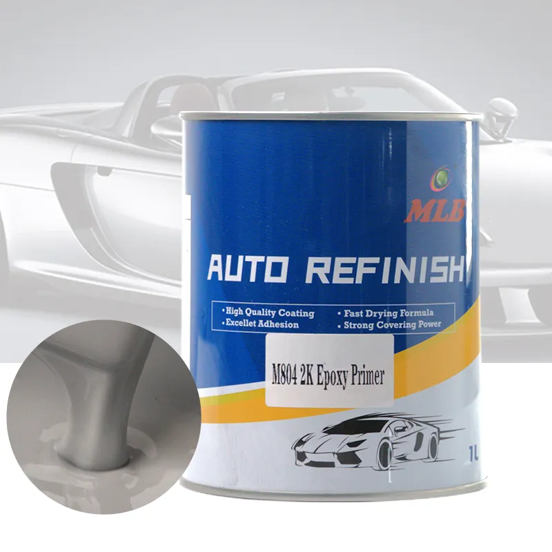 ISO 9001 High Adhesive Strength Heat Resistant Paint 2K Purple Red Car Paint And Clear Coat