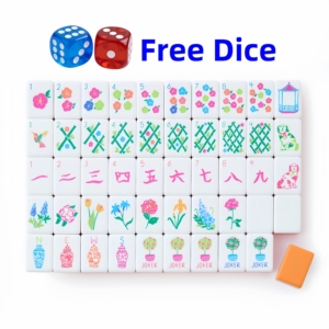 Wholesale Modern Portable 4 Layer Acrylic American <b>Mahjong</b> Tiles-1.24x0.91x0.63 Inch 160 Pcs Luxury Travel <b>Set</b> - Product Image 6