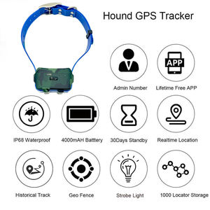 Gooxota Icar Ik 122M Hond <span class=keywords><strong>Gps</strong></span> Tracker Ip68 Waterdichte 2000Mah Huisdier Halsband Met Stem Monitor Voor Gundog Outdoor Jacht Locator - Product Image 4