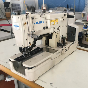 Used Jukis 781 Industrial Buttonhole Sewing <b>Machine</b> High-Speed for Suit Shirts & Denim - Product Image 3