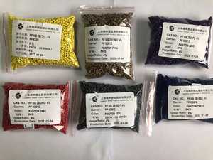 Gránulos de Ldpe reciclados para relleno Plástico perfumado Azul cielo Relleno de talco brillante Plásticos Masterbatch endurecidos - Product Image 2