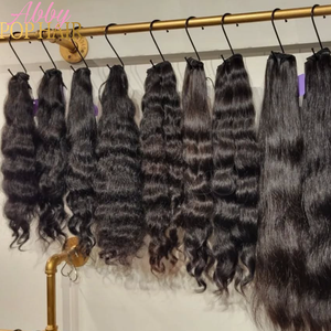 Envío de la gota Cabello indio crudo Extensiones de cabello humano sin procesar Paquetes de cabello <span class=keywords><strong>rizado</strong></span> birmano crudo Peluca Salón - Product Image 3