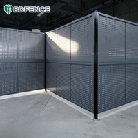 Clôture de sécurité robuste pour atelier, personnalisable en largeur, barrières industrielles, clôtures de division de zone d'entrepôt