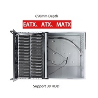Boîtier de serveur de stockage de grande capacité 4U 28 HDD 7 Full PCI-E ATX Rackmount