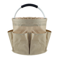 Panier de pique-nique et de plage portable en tissu, pliable, pour le rangement, les articles de toilette, le bain, les courses et le linge sale
