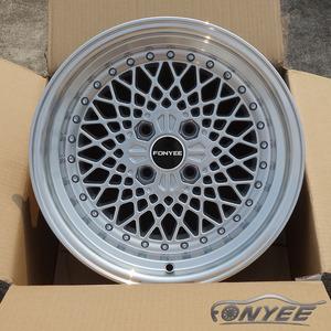 F99534 BB Sport 14 15 16 17 18 19 Pouces 4x100/114.3 5x112/120 Jantes en Alliage Chromées à Déport Profond pour <span class=keywords><strong>BMW</strong></span> Subaru Volkswagen - Product Image 3