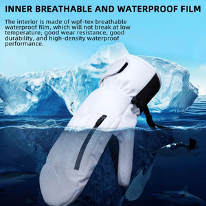 Unisex erkekler ve kadınlar kayak eldivenleri su geçirmez dokunmatik ekran eldivenler termal kalın Snowboard eldiveni - Product Image 2