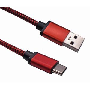 Lung Kay <b>Usb</b> 3.0 <b>To</b> Type C Data <b>Cable</b> Blue Nylon Braided For Android Phones 0.5m Length - Product Image 4