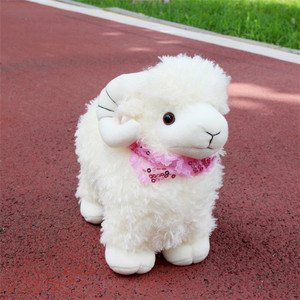 Hot Bán Tốt Nhất Chất Lượng Nhỏ Mềm Plush Đáng Yêu Đầy Màu Sắc Thú Nhồi Bông Cừu Với Scarff Đầy Màu Sắc - Product Image 3