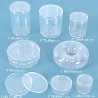 Boîte ronde en acrylique transparente SUNSHING Factory, boîte à bonbons, boîte cadeau en plastique, emballage transparent pour bonbons et chocolats avec couvercle