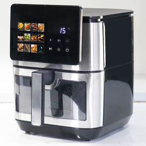 Friteuse à air numérique intelligente 9L avec double chauffage (haut et bas), fenêtre de visualisation, écran couleur et grande capacité, petit appareil de cuisine - Product Image 2