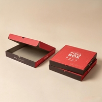 Boîtes à pizza biodégradables avec logo personnalisé, boîtes à pizza rectangulaires en carton ondulé, emballage alimentaire de qualité alimentaire pour restaurant, boulangerie