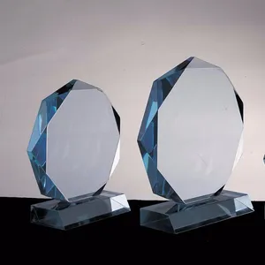 New Blue Acrylic Award Trophy Base Bottom Display Stand Light Blue 8" x 2"