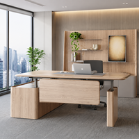 Bureau de direction, bureau réglable, bureau ergonomique, bureau en forme de L