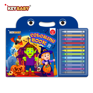Libro da Colorare Portatile per Bambini con Manico e Pastelli |   Blocco da Disegno da 30 Pagine per l'Apprendimento Precoce <span class=keywords><strong>dei</strong></span> Bambini |   Certificato CE - Product Image 4