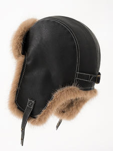 Invierno Lei Feng sombrero hombres al aire libre a prueba <span class=keywords><strong>de</strong></span> frío cálido polar protección auditiva poliéster impresión Digital común a prueba <span class=keywords><strong>de</strong></span> viento Unisex sombrero <span class=keywords><strong>de</strong></span> esquí - Product Image 4