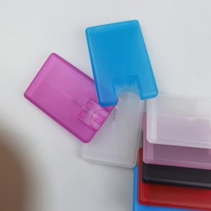 En Stock: Botella de Perfume de Plástico de Bolsillo de 20ml, Botella de Spray con Formato de Tarjeta de Crédito para Desinfectante de Manos - Product Image 5