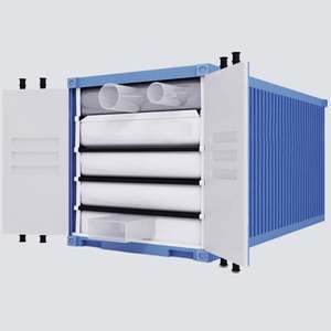 Custom Plastic PP Container <b>Big</b> <b>Bags</b> Grains Dry Bulk Shipping Container Liner for 20ft Container - Product Image 1