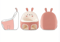 Chaise d'apprentissage ergonomique pour bébé, siège de soutien portable pour nourrisson avec base antidérapante, chaise d'apprentissage en peluche douce pour tout-petit