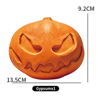Kit d'archéologie STEM Citrouille d'Halloween – Figurines miniatures en plastique de squelette, fantôme et momie d'horreur – Outils de fouilles complets – Éducatif pour tous les âges